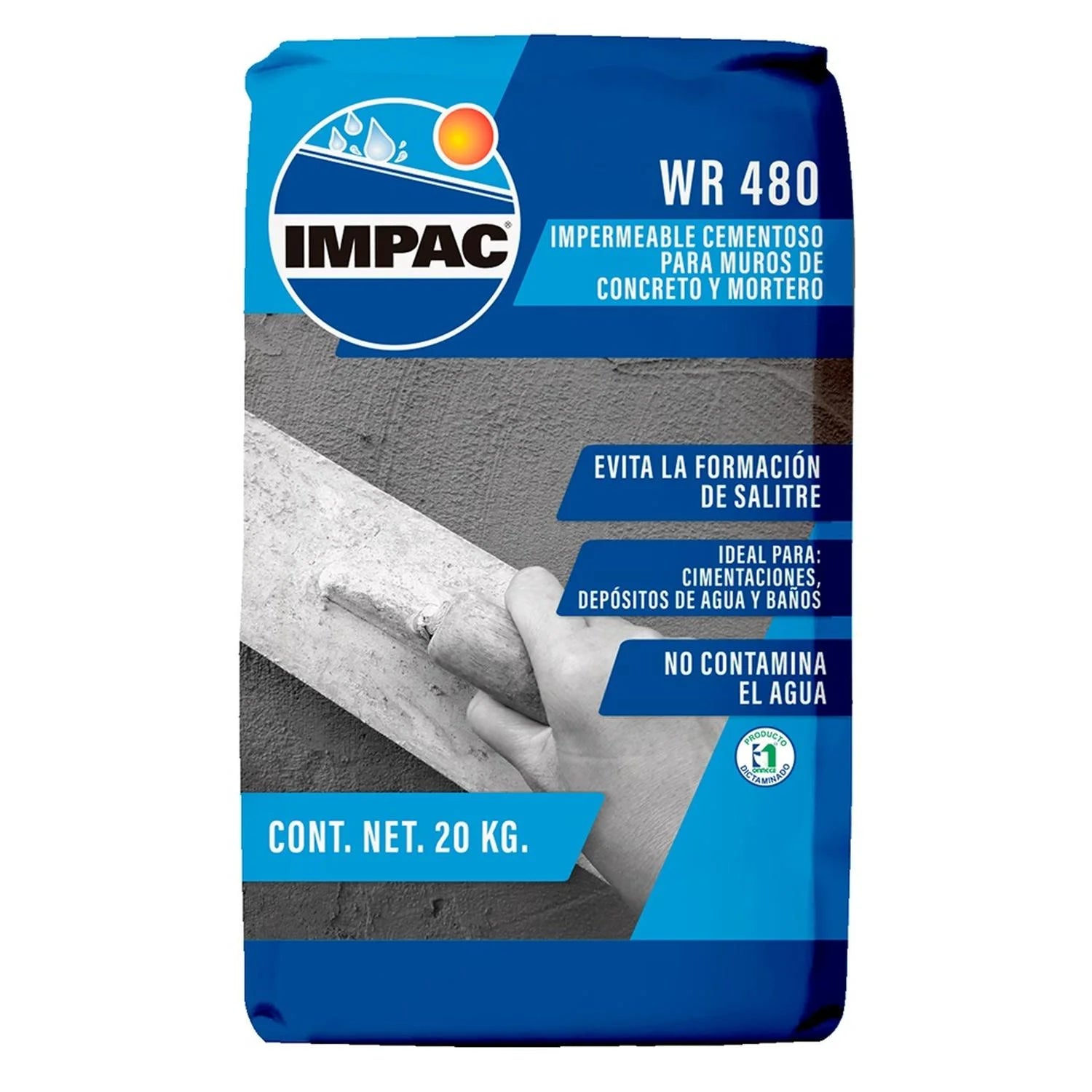 IMPAC WR-480 | Impermeabilizante Cementoso | MATIP