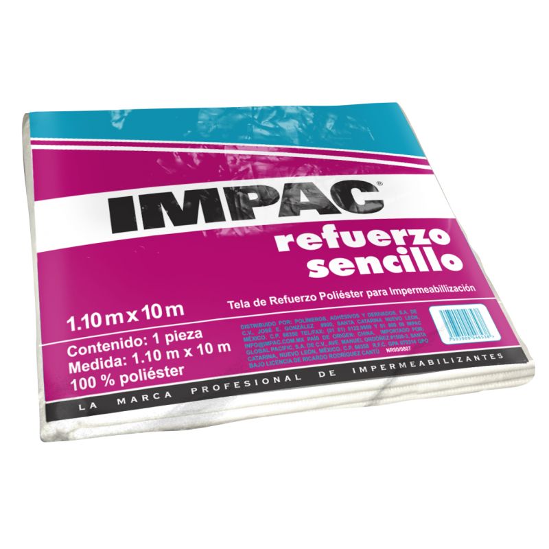 IMPAC TELA MALLA REFUERZO SENCILLO 1.1M X 10 M